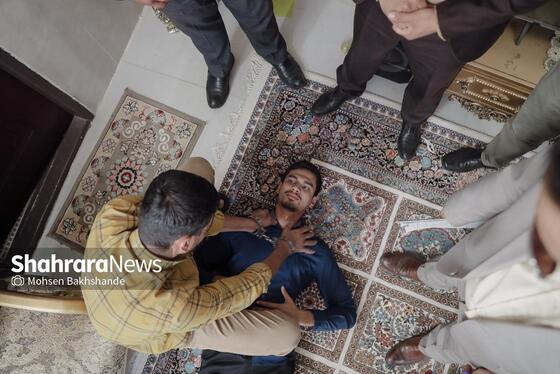 گزارش تصویری | بازسازی صحنه قتل بانوی قهرمان مچ انداز فریمانی