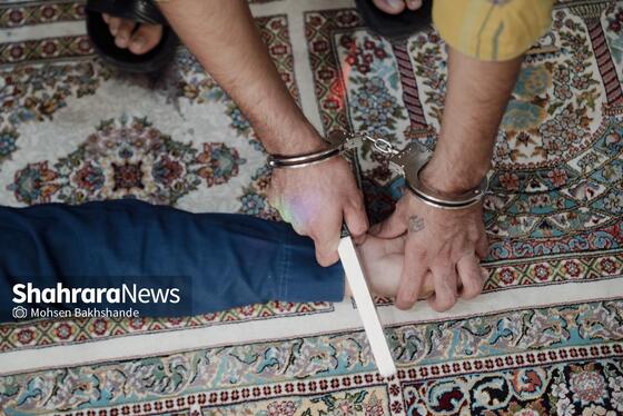 گزارش تصویری | بازسازی صحنه قتل بانوی قهرمان مچ انداز فریمانی
