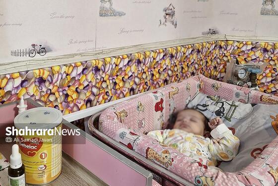 گزارش تصویری | فرشته‌های معصوم شیرخوارگاه حضرت علی اصغر (ع) مشهد