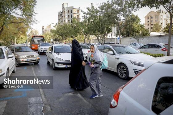 گزارش تصویری | وضعیت ترافیک سطح شهر مشهد در روز اول مهر ۱۴۰۴