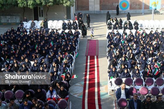 گزارش تصویری | مراسم آغازین سال تحصیلی در دبیرستان دخترانه ذبیح الله هوشیار