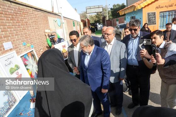 گزارش تصویری | مراسم آغازین سال تحصیلی در دبیرستان دخترانه ذبیح الله هوشیار