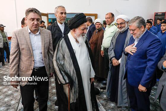 گزارش تصویری | مراسم زنگ نماز در دبیرستان دولتی حسن برزگر مشهد
