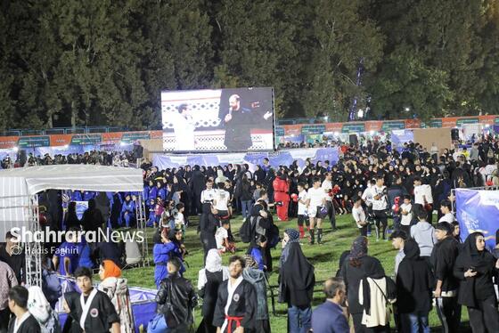 گزارش تصویری | چهارمین روز نمایشگاه و جشنواره خانواده ورزش در بوستان ملت مشهد