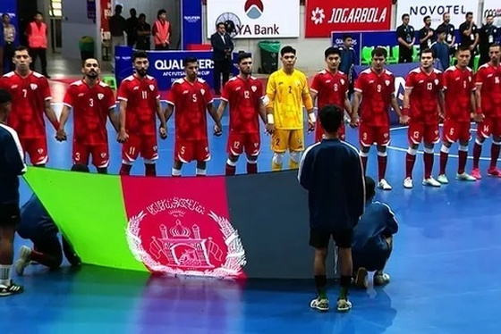 عکس‌هایی از دیدارهای تیم ملی فوتسال افغانستان در مقابل مالدیو و میانمار