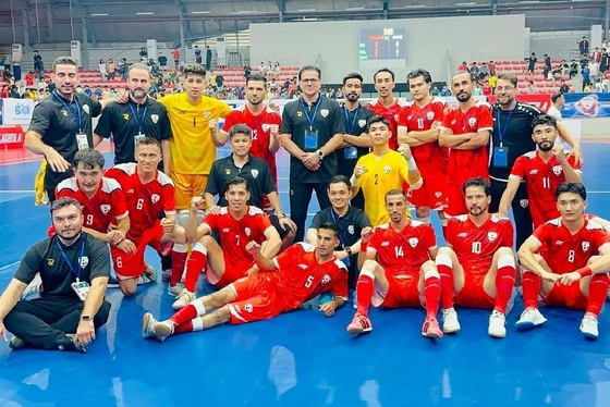 عکس‌هایی از دیدارهای تیم ملی فوتسال افغانستان در مقابل مالدیو و میانمار