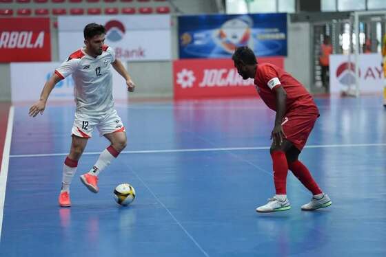 عکس‌هایی از دیدارهای تیم ملی فوتسال افغانستان در مقابل مالدیو و میانمار