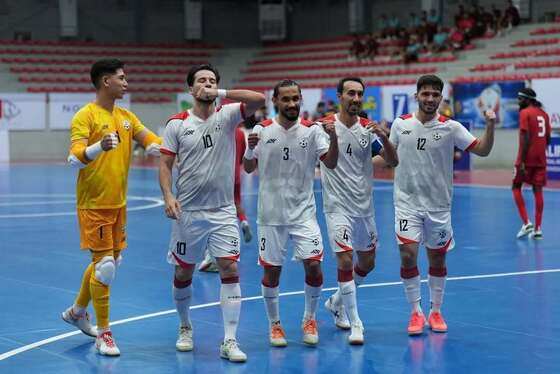 عکس‌هایی از دیدارهای تیم ملی فوتسال افغانستان در مقابل مالدیو و میانمار