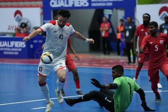 عکس‌هایی از دیدارهای تیم ملی فوتسال افغانستان در مقابل مالدیو و میانمار