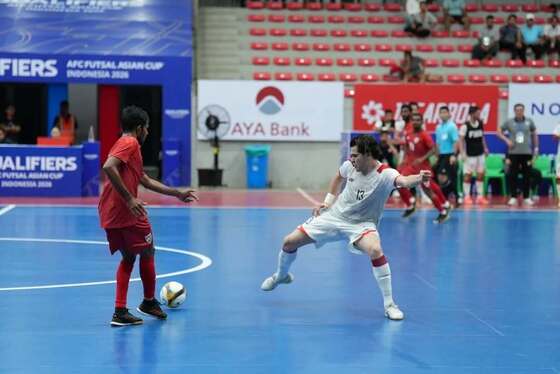 عکس‌هایی از دیدارهای تیم ملی فوتسال افغانستان در مقابل مالدیو و میانمار