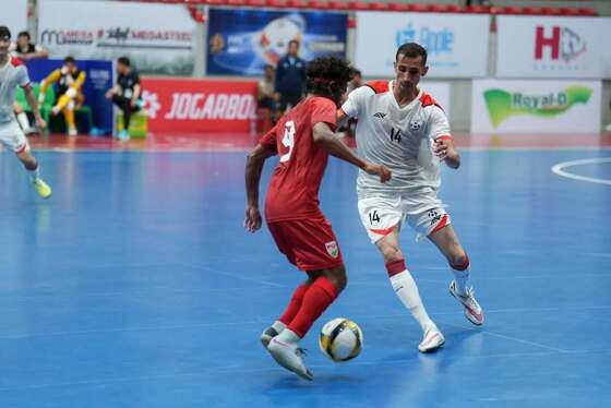 عکس‌هایی از دیدارهای تیم ملی فوتسال افغانستان در مقابل مالدیو و میانمار