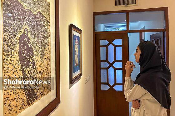گزارش تصویری | نمایشگاه نقاشی «زیبایی فرّ خداوند است»