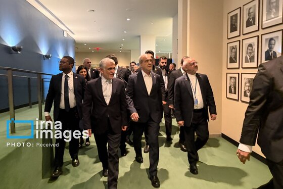 گزارش تصویری | ​​​​​​​ورود رئیس جمهور به سازمان ملل