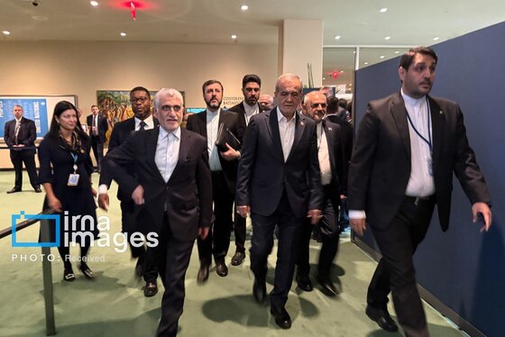 گزارش تصویری | ​​​​​​​ورود رئیس جمهور به سازمان ملل