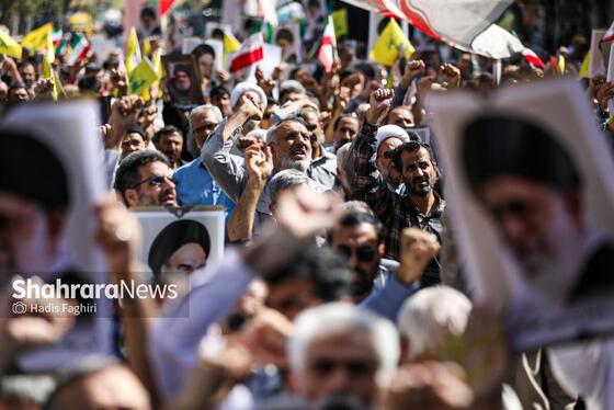 گزارش تصویری | راهپیمایی جمعه «خشم و نصر» در مشهد