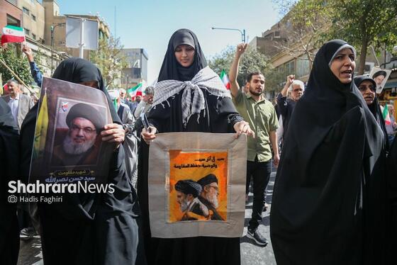 گزارش تصویری | راهپیمایی جمعه «خشم و نصر» در مشهد