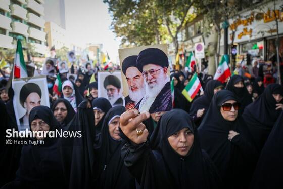 گزارش تصویری | راهپیمایی جمعه «خشم و نصر» در مشهد