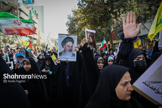 گزارش تصویری | راهپیمایی جمعه «خشم و نصر» در مشهد