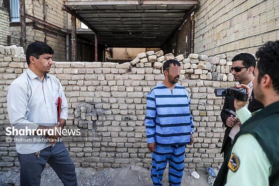 گزارش تصویری | بازسازی صحنه قتل در اسماعیل آباد مشهد