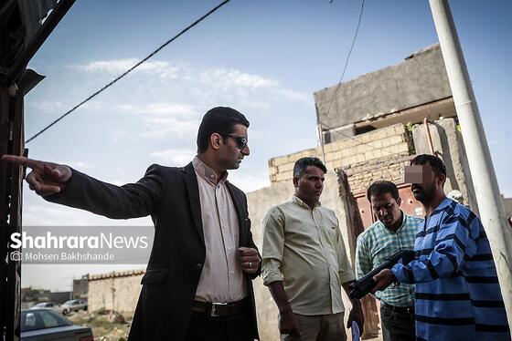 گزارش تصویری | بازسازی صحنه قتل در اسماعیل آباد مشهد