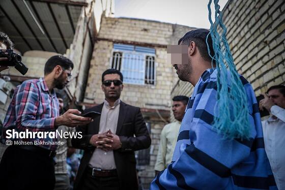 گزارش تصویری | بازسازی صحنه قتل در اسماعیل آباد مشهد