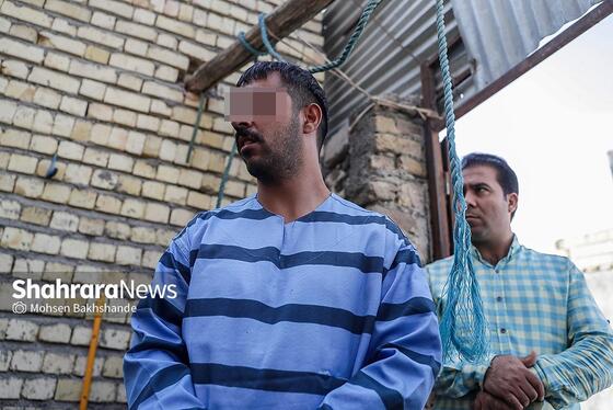 گزارش تصویری | بازسازی صحنه قتل در اسماعیل آباد مشهد
