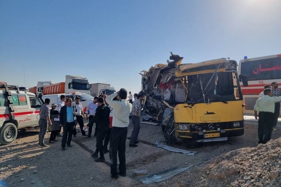 ۲ فوتی در تصادف اتوبوس حامل دانشجویان در جاده سمنان + جزئیات و عکس (۸ مهرماه ۱۴۰۴)