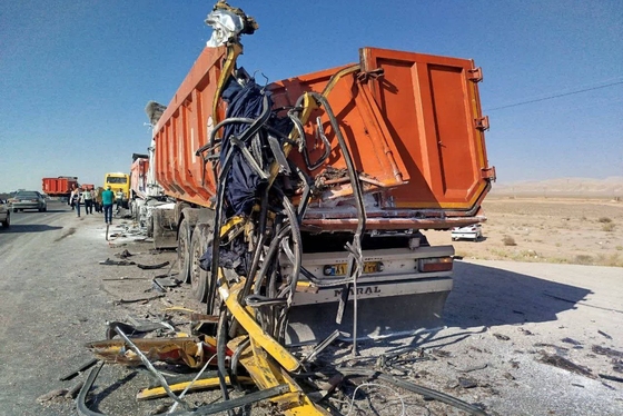 ۲ فوتی در تصادف اتوبوس حامل دانشجویان در جاده سمنان + جزئیات و عکس (۸ مهرماه ۱۴۰۴)