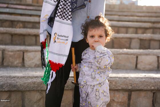 چیدمان چهار هزار درنای کاغذی در حمایت از کودکان غزه