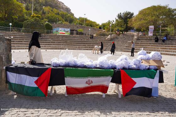 چیدمان چهار هزار درنای کاغذی در حمایت از کودکان غزه