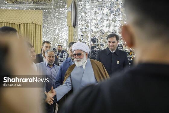 گزارش تصویری | دیدار اعضای تیم‌های ملی کشتی آزاد و فرنگی با تولیت آستان قدس رضوی