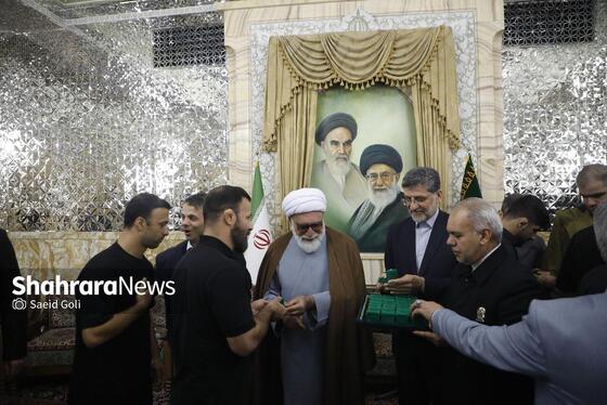 گزارش تصویری | دیدار اعضای تیم‌های ملی کشتی آزاد و فرنگی با تولیت آستان قدس رضوی