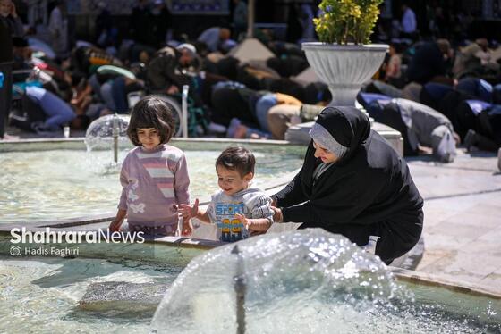 گزارش تصویری | مهمانان کوچک حرم رضوی