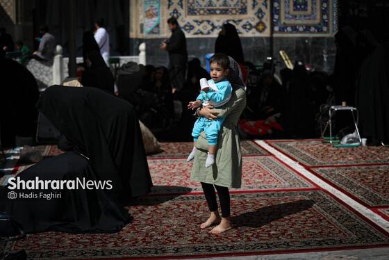 گزارش تصویری | مهمانان کوچک حرم رضوی