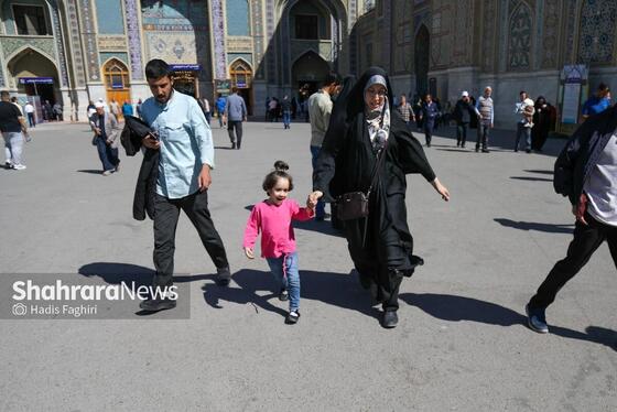 گزارش تصویری | مهمانان کوچک حرم رضوی