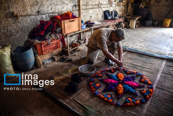 گزارش تصویری | مشاغل فراموش‌شده؛ «نمدمالی»