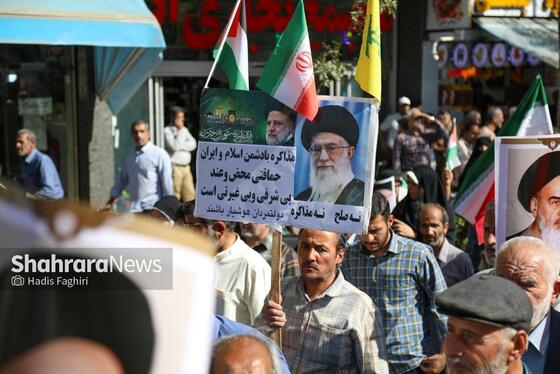 گزارش تصویری | راهپیمایی «بشارت نصر» در مشهد