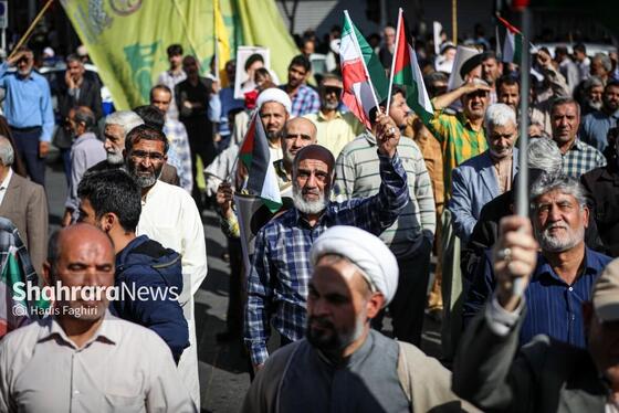 گزارش تصویری | راهپیمایی «بشارت نصر» در مشهد