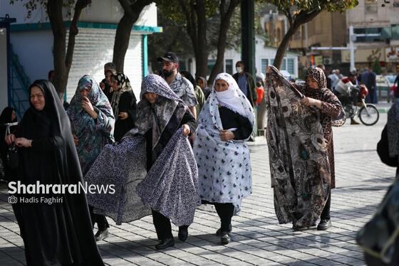 گزارش تصویری | آلودگی هوا،در کف خیابان های مشهد