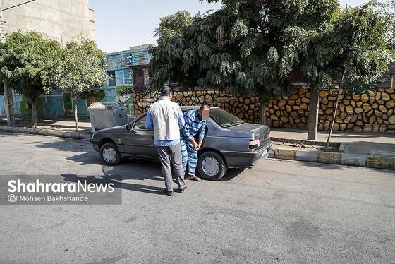 گزارش تصویری | بازسازی قتل مرد جوان به دست برادر همسرش در حوالی پایانه مسافربری مشهد