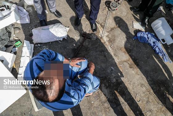گزارش تصویری | بازسازی قتل مرد جوان به دست برادر همسرش در حوالی پایانه مسافربری مشهد
