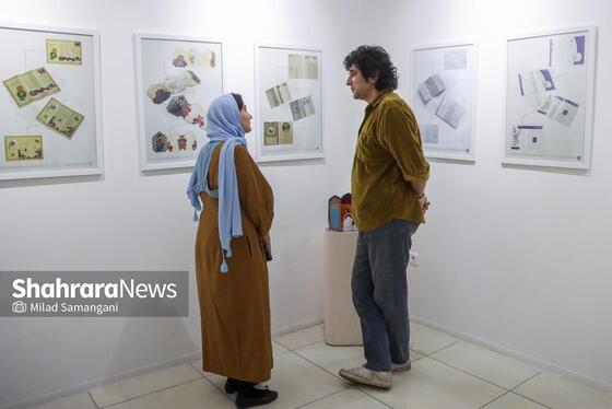 گزارش تصویری | نمایشگاه «فرگراف» روایتی از گرافیک در صفحه‌آرایی و طراحی کتاب و نشریه