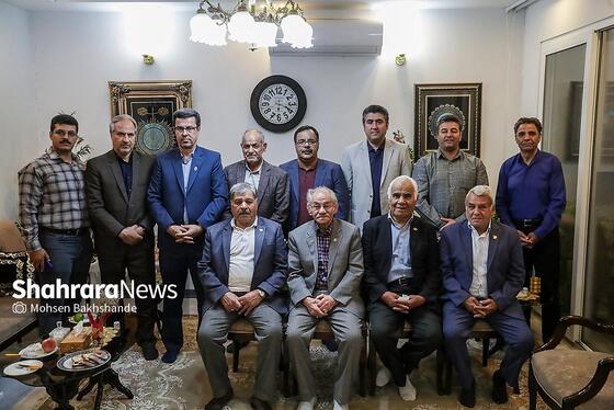 گزارش تصویری | دیدار خانواده ورزش از استاد حمید توکل پیشکسوت کشتی