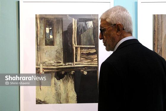 گزارش تصویری | نمایشگاه نقاشی استاد صباغیان با عنوان «فراسوی زمان»
