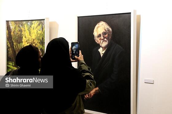گزارش تصویری | نمایشگاه نقاشی استاد صباغیان با عنوان «فراسوی زمان»