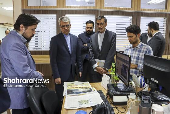 گزارش تصویری | بازدید اسماعیل بقایی، سخنگوی وزارت امور خارجه، از موسسه فرهنگی شهرآرا