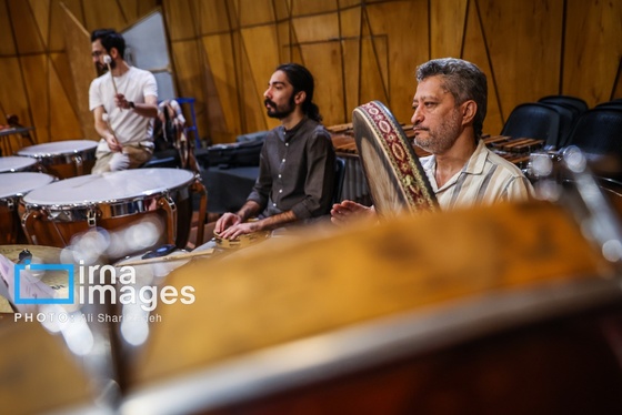 گزارش تصویری | تمرین ارکستر موسیقی ملی ایران