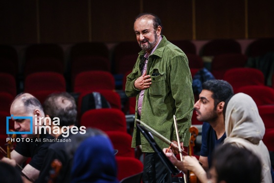 گزارش تصویری | تمرین ارکستر موسیقی ملی ایران
