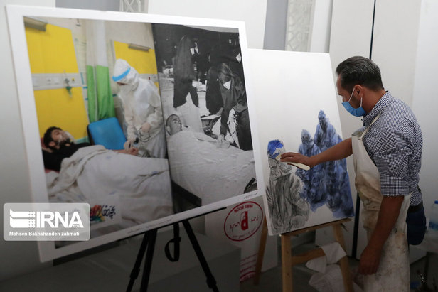 گزارشی از کارگاه نقاشی یک‌روزه «ساحل نجات» در حوزه هنری خراسان رضوی