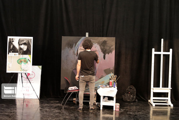 گزارشی از کارگاه نقاشی یک‌روزه «ساحل نجات» در حوزه هنری خراسان رضوی